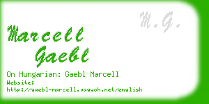 marcell gaebl business card